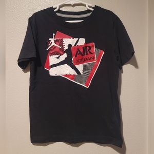 Jordan Kids Red And Black T-Shirt